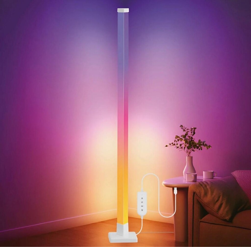 Braytron Led Floor Light 8W Köşe Lambaderi Sese Duyarlı, kumandalı - 2