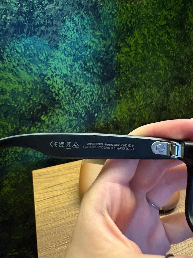 RAY-BAN Meta wayfarer rw4006 Çok az kullanıldı,sıfır ayarında - 4
