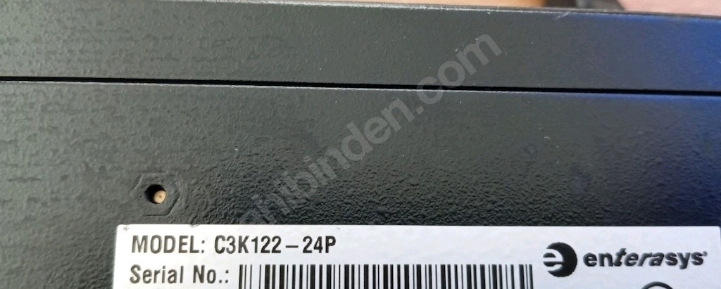Poe switch enterasys c3k122-24p poe switch sfp ile birlikte - 9