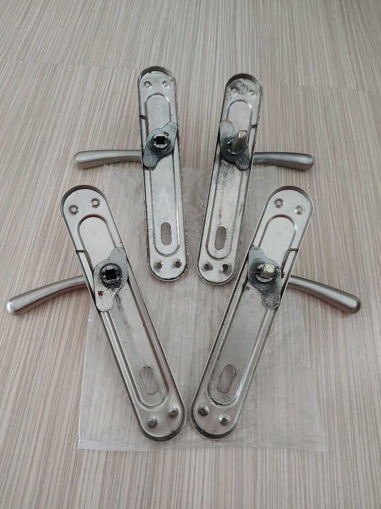 1 Takım Gümüş Kapı Kolu Takımı - 4
