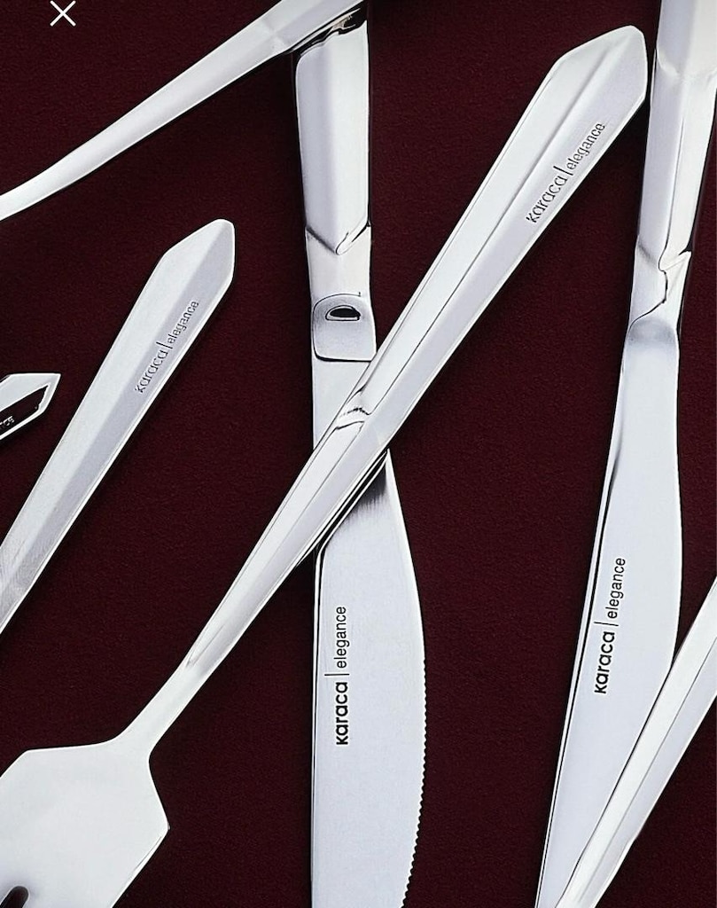 karaca elegance diamond çatal kaşık bıçak seti - 2