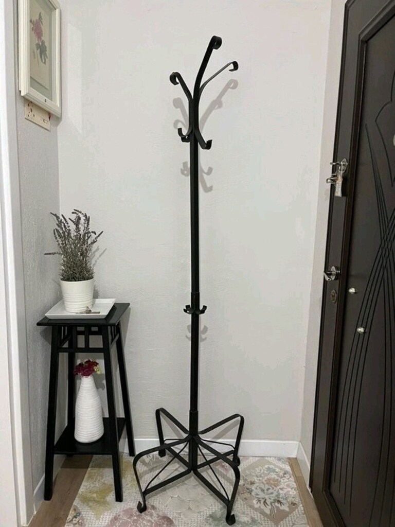 IKEA Ayaklı Portmanto & Askılık – Siyah 181 cm | 3 Adet Mevcut