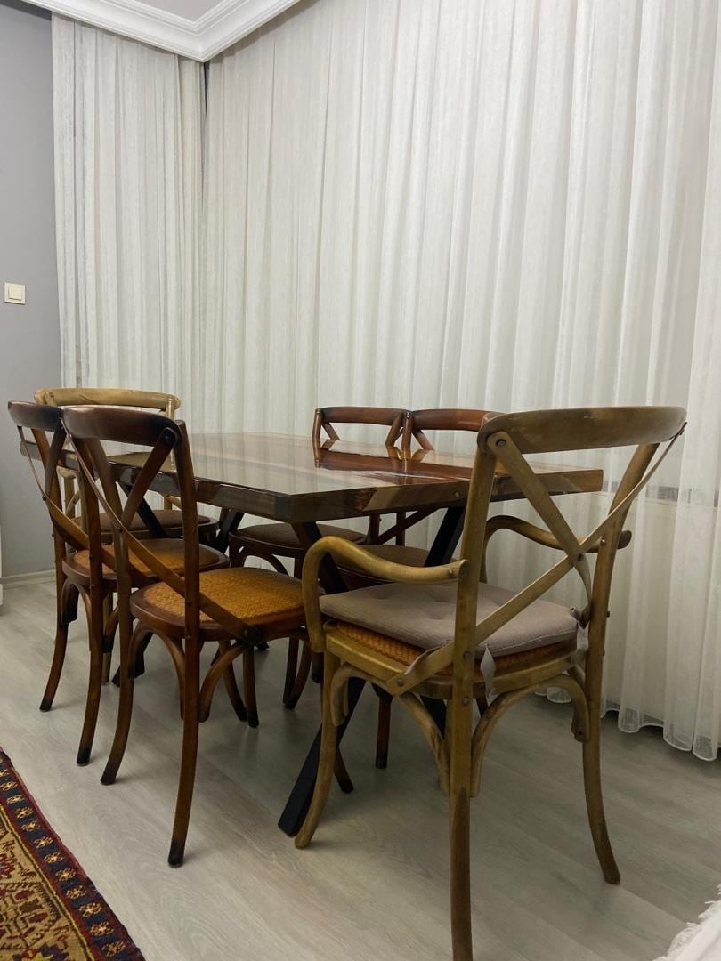 epoksi masa ve mudo consept sandalye takım - 2