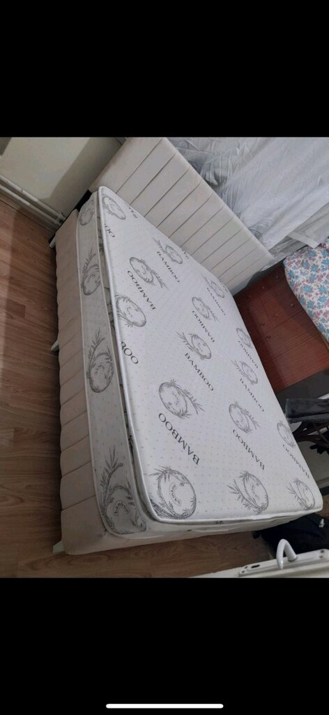çift kişilik yatak baza başlık 3lü set - 2