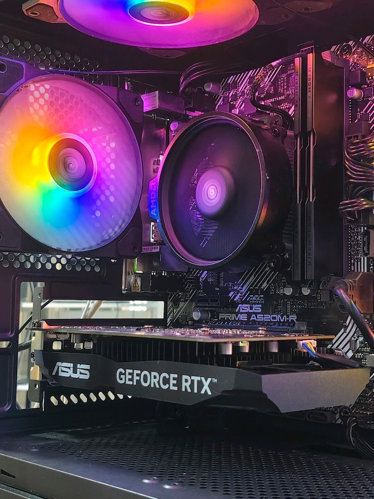 RTX 3050 RYZEN5 5500 16GB RAM 500GB M2SSD 500W AKVARYUM OYUNCU - 4