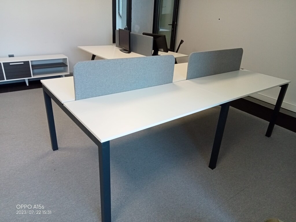 PANELLİ ÇALIŞMA MASASI / ÇOKLU PERSONEL MASASI / ARAL OFİS - 9