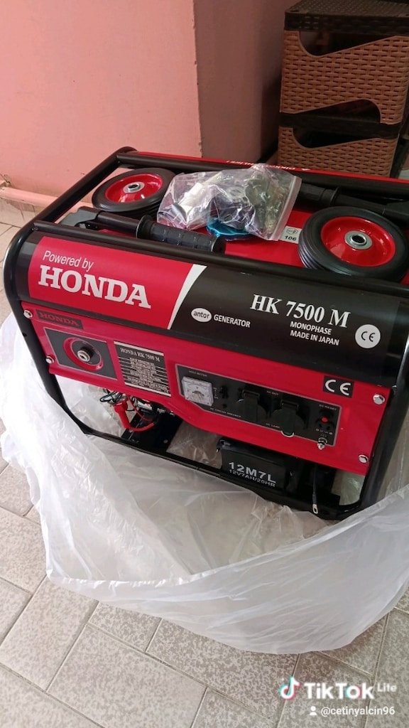 Honda 7.5 Kwa Sıfır jeneratör - 3