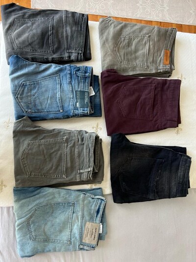 7 adet Pantolon, Jack Jones Network Fabrika Koton