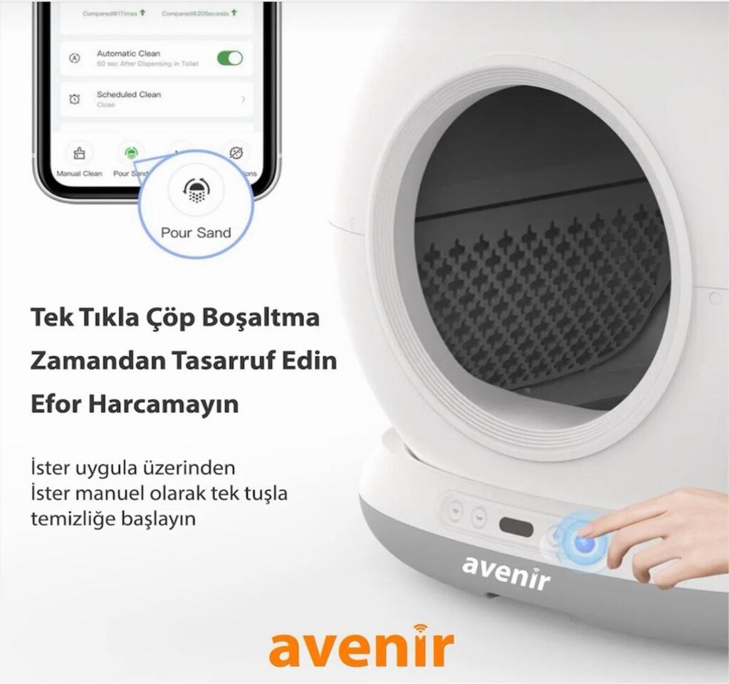 otomatik kedi tuvaleti - 4