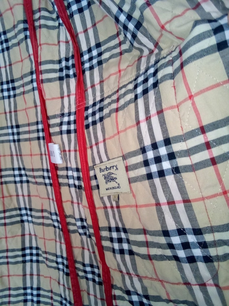 Burberry yağmurluk mont kırmızı orijinal boy 80 - 6