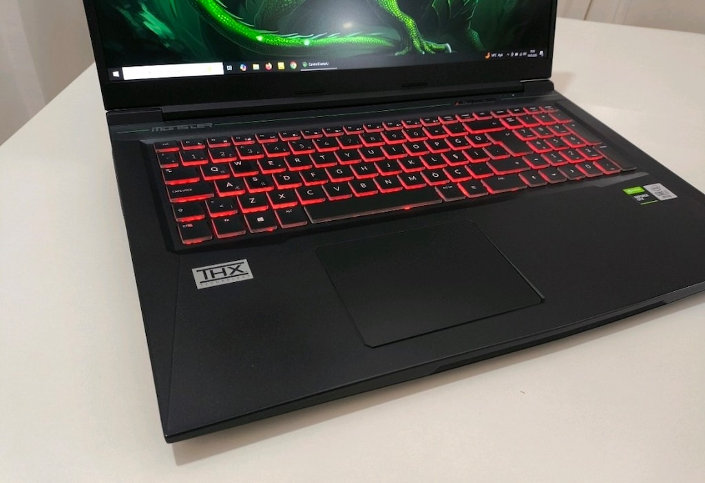 i7 10. Nesil Monster G@ming 17.3 dev ekranlı oyun canavarı laptop - 3
