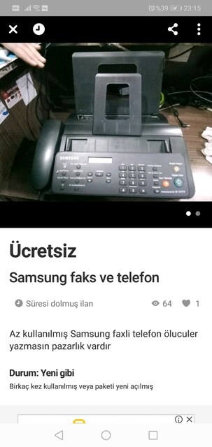Samsung Faks ve telefon