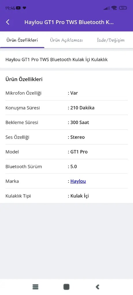 Haylou marka kulaklık - 7