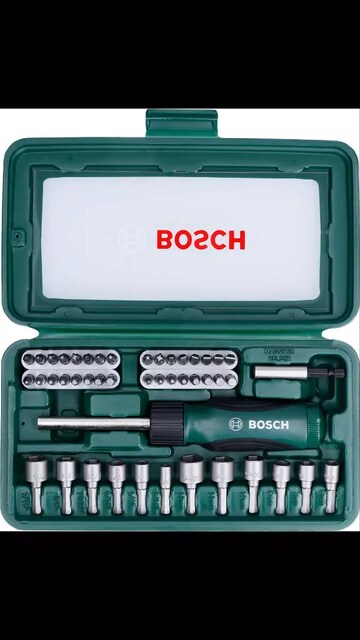 bosch 46parça cırcır tornavidalı set