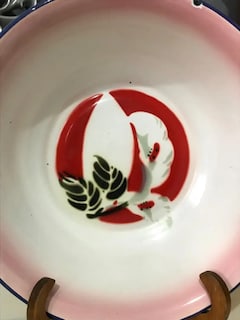 Antika Emaye Büyük Kase - 4