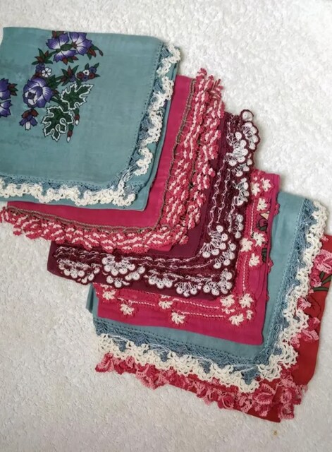 OYALI TÜLBENT YAZMA YEMENİ EŞARP retro vintage