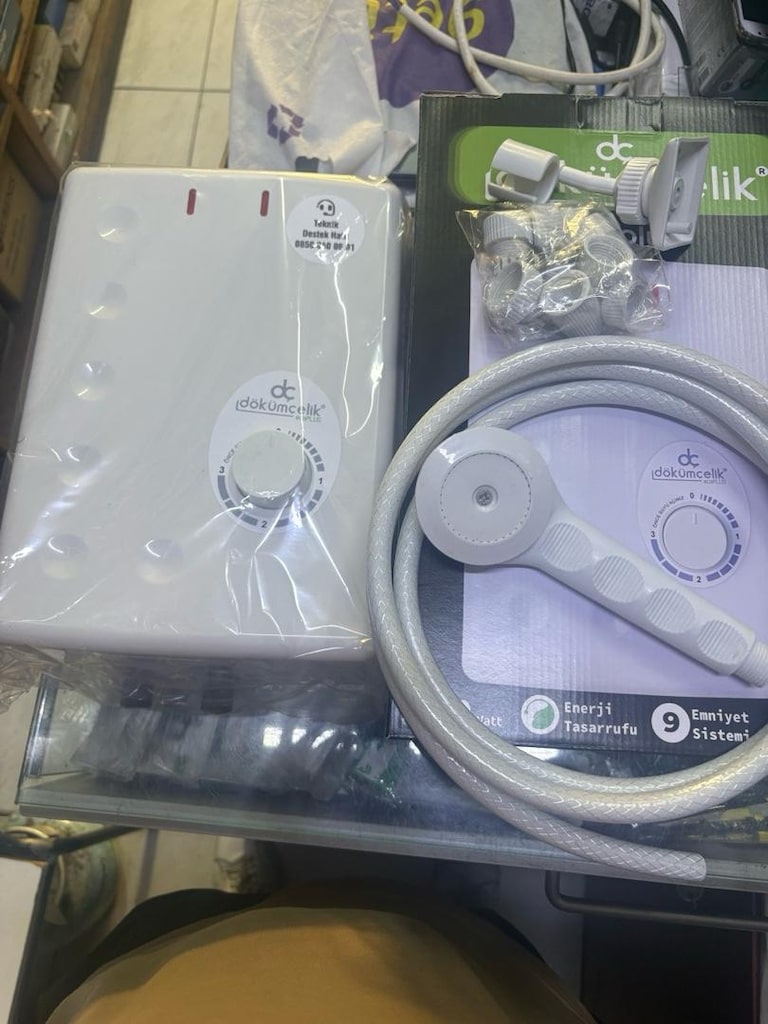 Dökümçelik Ecoplus 7500W Elektrikli Ani Su Isıtıcısı Şofben - 8