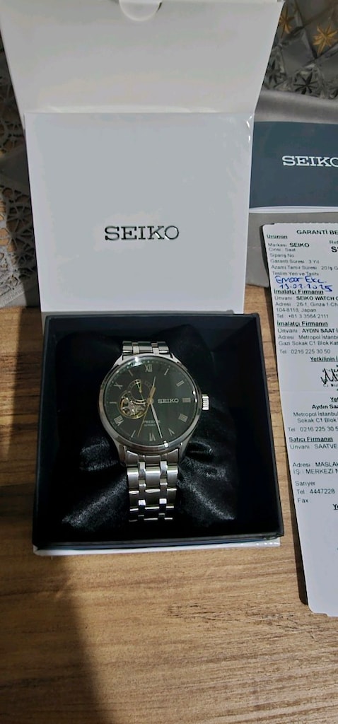 Seiko Presage Automatic Saat 10 defa bile takılmadı sıfır ayarında - 8