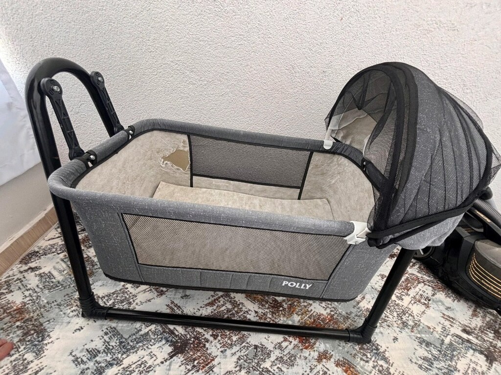 Sallanır Portatif Beşik Anne Yanı Hamak - 3