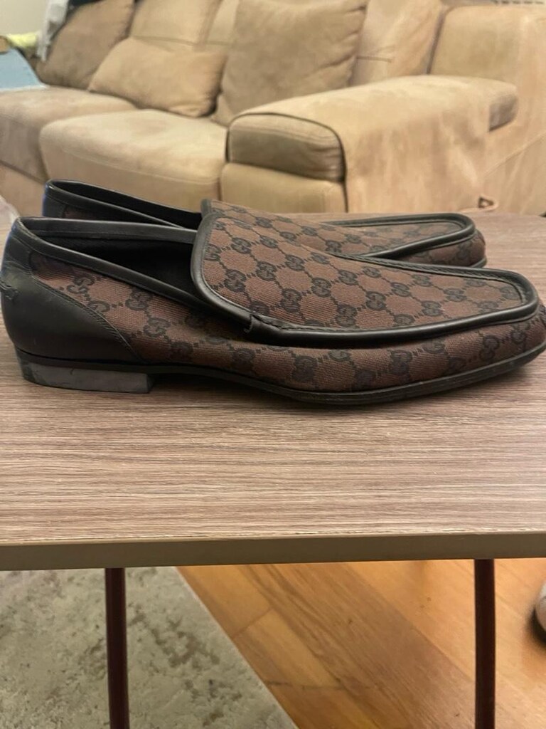 GUCCİ Canvas Loafer Casual Shoes for Men - 4