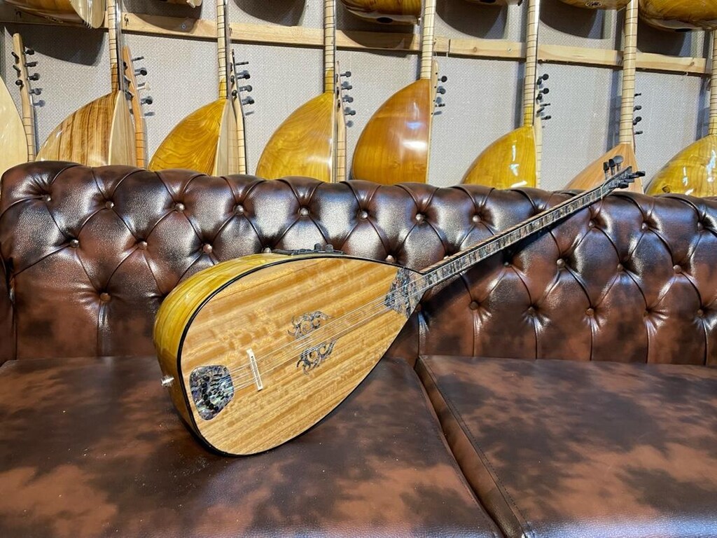 TAM PROFESYONEL 43 TEKNE YAPRAK DUT AĞACI UZUN SAP SAZ - 4