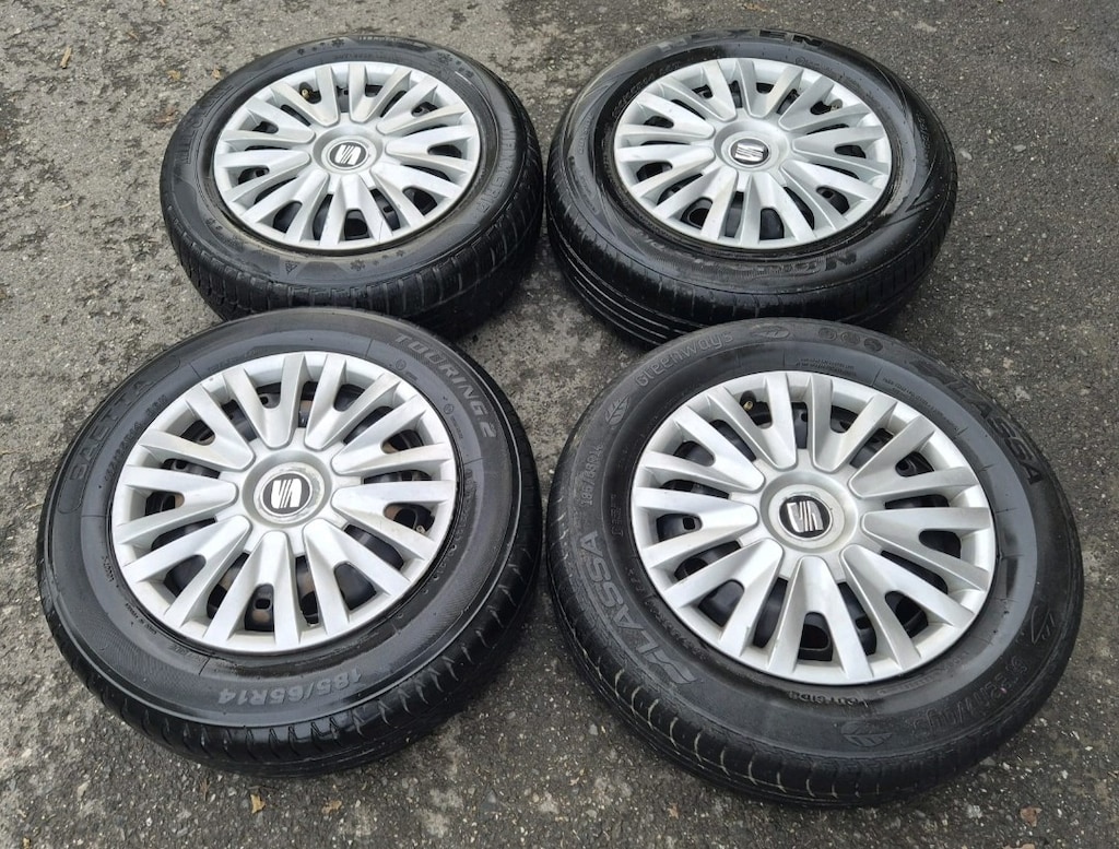 185 65 14 ORJİNAL SEAT TENEKE JANT LASTİK TAKIMI SEAT POLO GOLF EGEA - 6