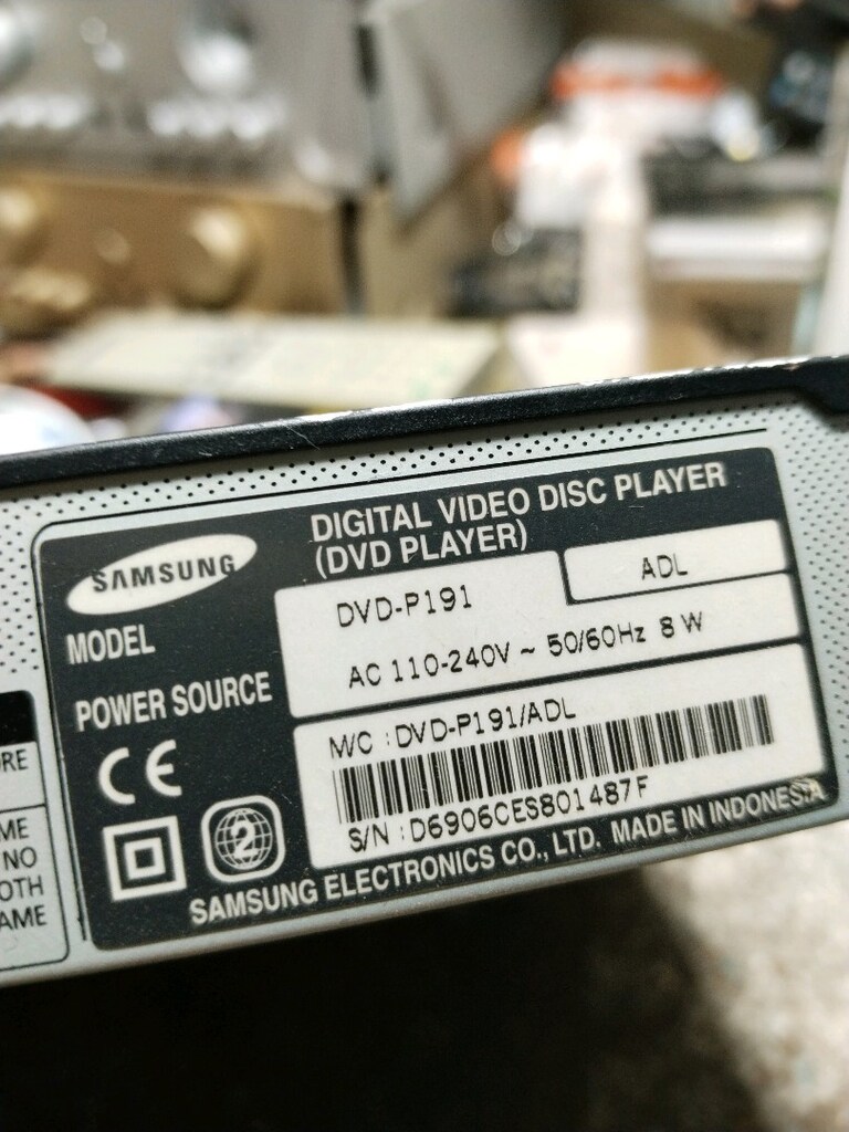 SAMSUNG - DVD - P191 MARKA VE MODEL NUMARALI TEMİZ DVD PLAYER - 6