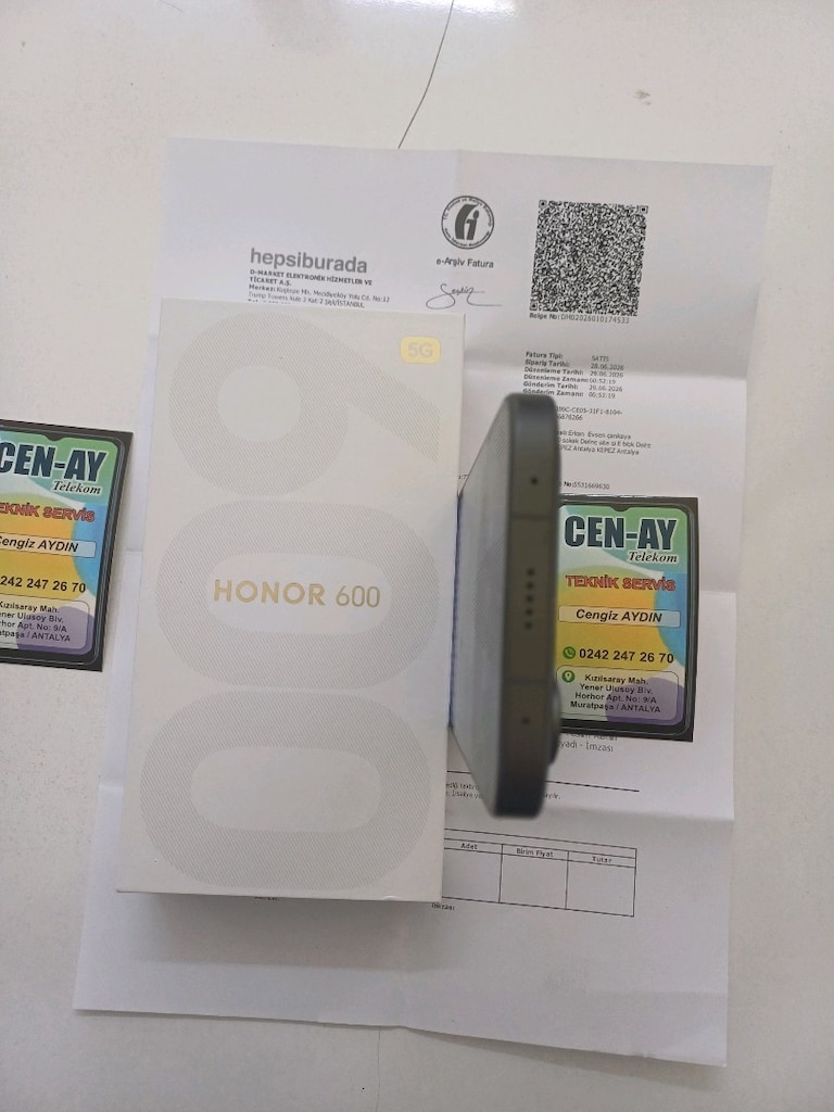 HONOR 600 5G 256GB HATASIZ 3AYLIK SİYAH RENK - 4