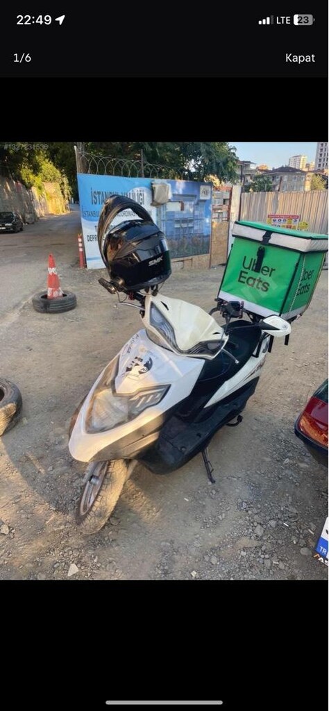 2022 MODEL KANUNİ MATİ 125CC FULL BAKIMLI MOTORSİKLET Araç Takaslı