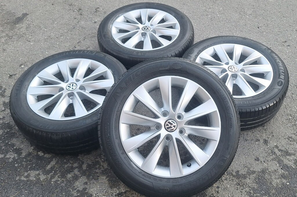 205 55 16 ORJİNAL JANT LASTİK TAKIMI JETTA CADDY GOLF AUDİ PASSAT JETT - 6
