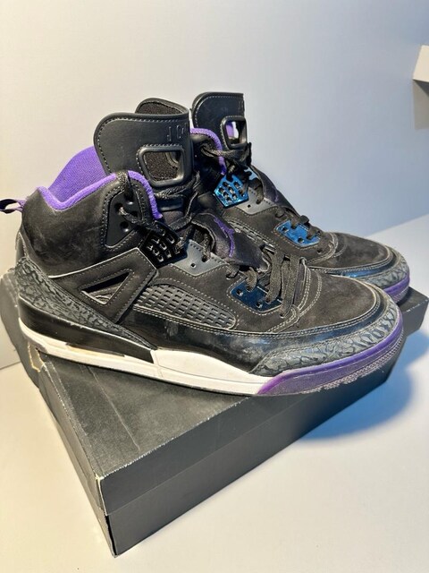 nike jordan spizike court purple 48.5