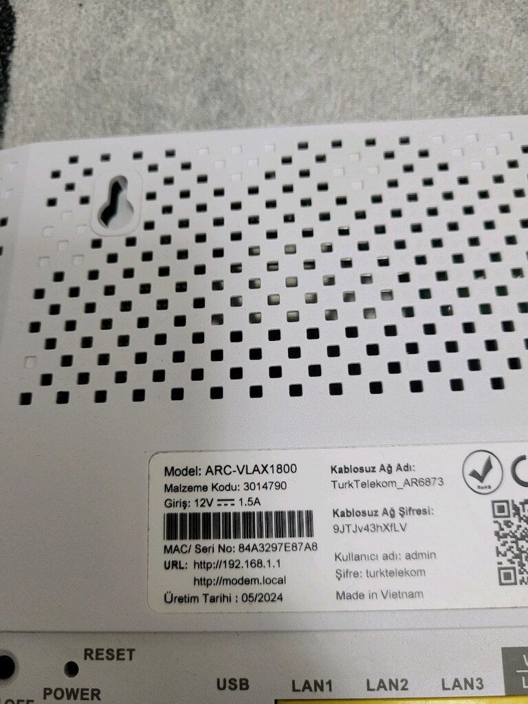Türk Telekom VDSL wifi 6 modem - 3