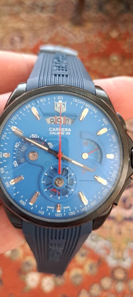 sıfır TAGHEUER CARRERA pilli kronografli saat - 7
