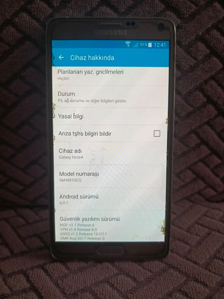 SAMSUNG NOTE4 TR 32GB HAFIZA 3GB RAM - 6