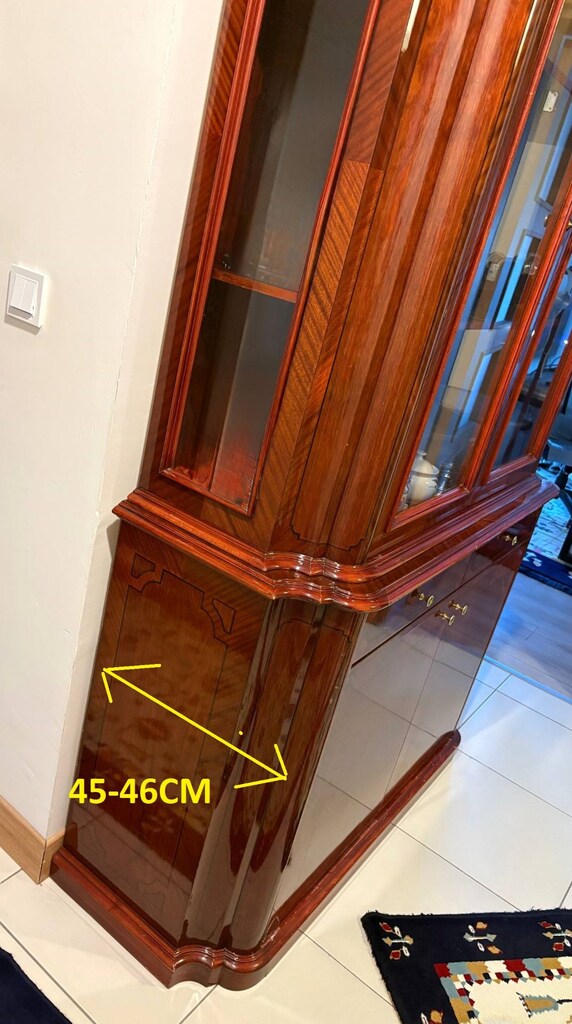 Salon/Yemek/Mobilya Takımı (Vitrin, Aynalı Konsol, Masa) Maun/Gülağacı - 3