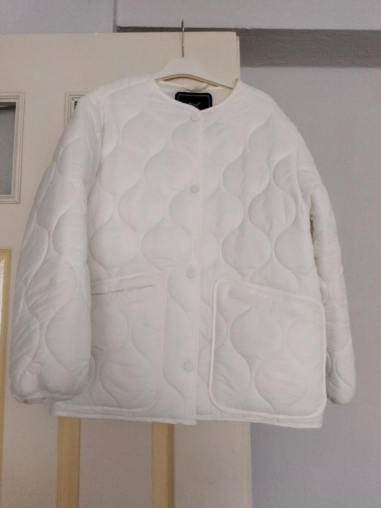 kinetix beyaz kapitone mont - 2