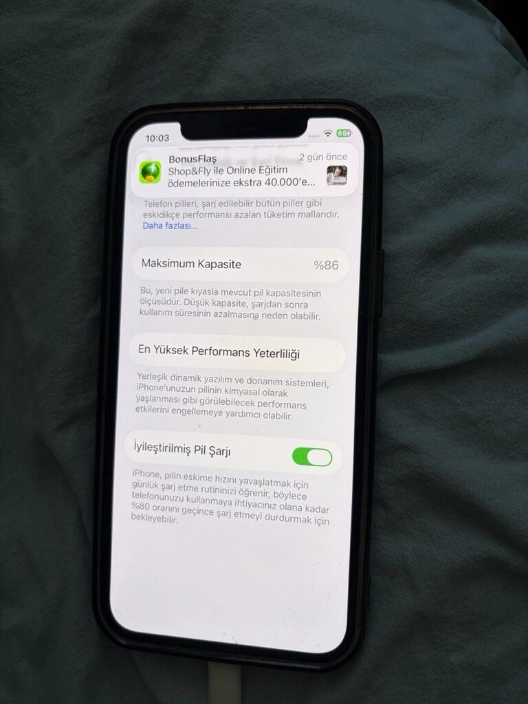 iphone 12 256gb mavi renk apple tr cihazı sorunsuz - 2