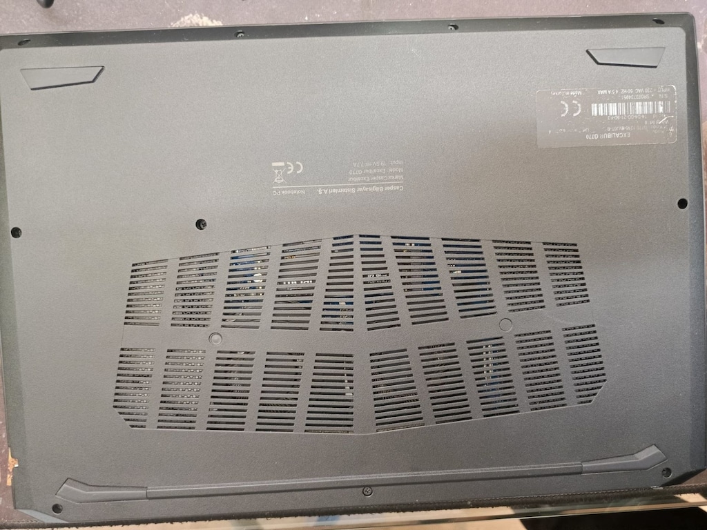 EXCALİBUR G770 GAMİNG İ5 12450H İŞLEMCİ + 3050 4GB EKRAN KARTI - 6
