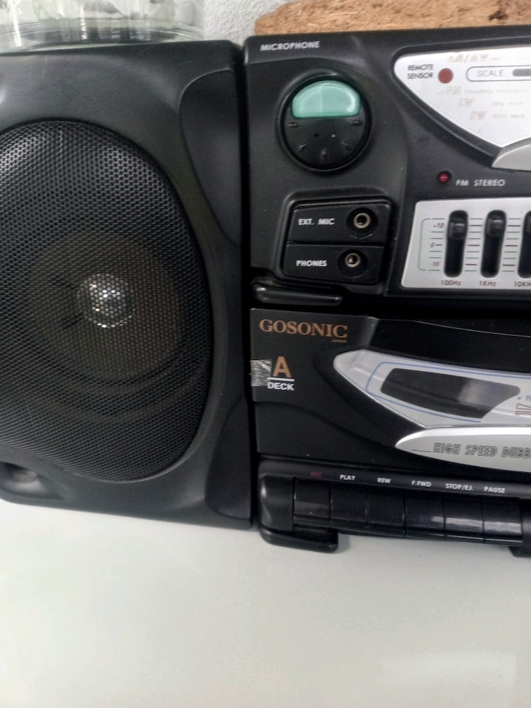 Kaset çalar radyolu ikide hoparlü - 2