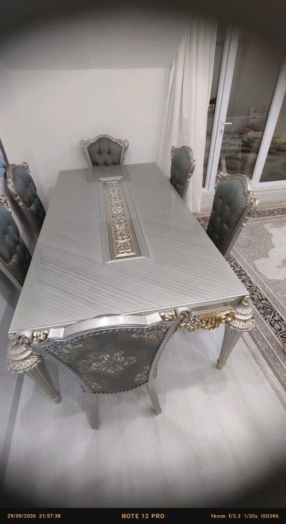 avangart saray yemek masası ve sandalyeler - 6