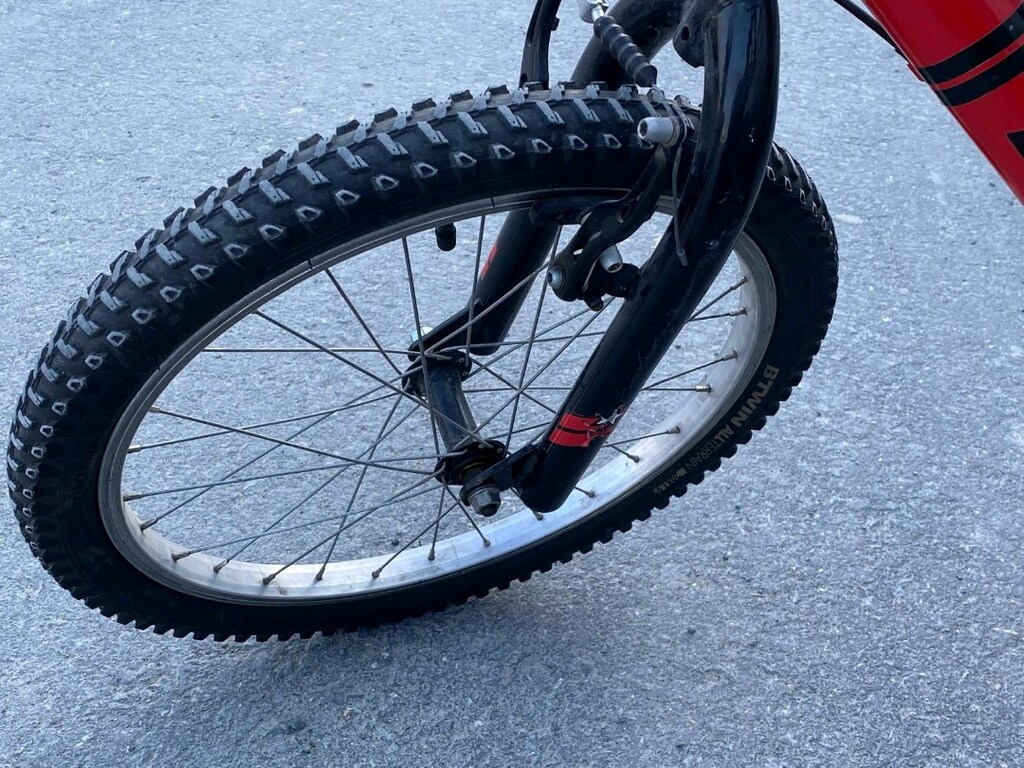 BTWİN Decathlon racingboy 320 20jant 5vites kırmızı çocuk bisikleti - 2