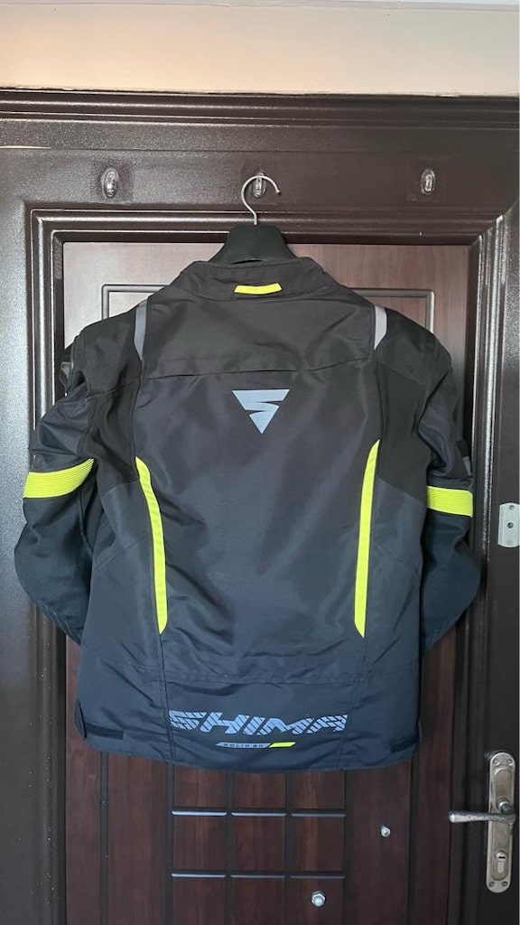 Shima Solid 2.0 Korumalı Motosiklet Montu Siyah / Sarı - 2
