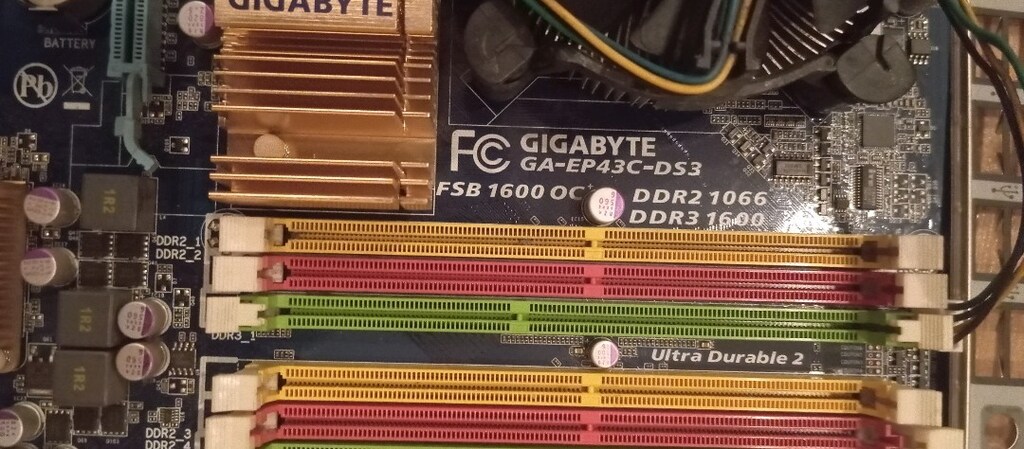 gigabyte ga ep43c ds3 işlemci quad core Q8400 anakart - 3