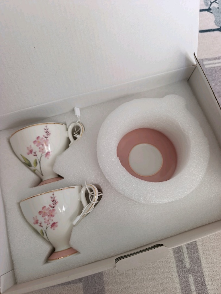 English home new bone china kahve fincan takımı - 3