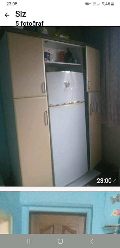 mutfak dolabı içinde satılık enkaz çatısı 5'e 10 gardolabı ve mutfak d - 6