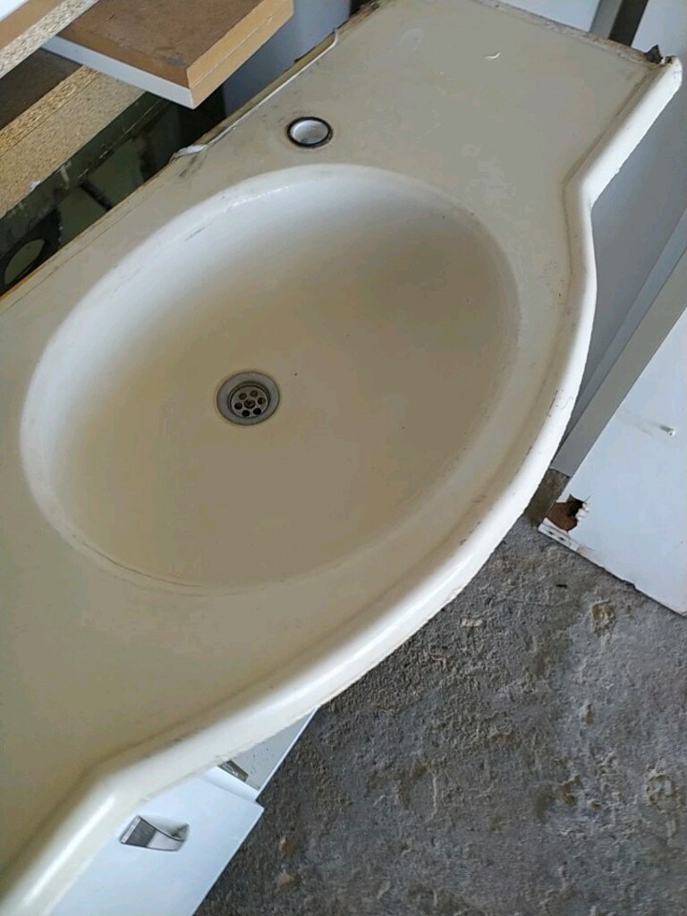 döküm mermer lavabo banyo - 3