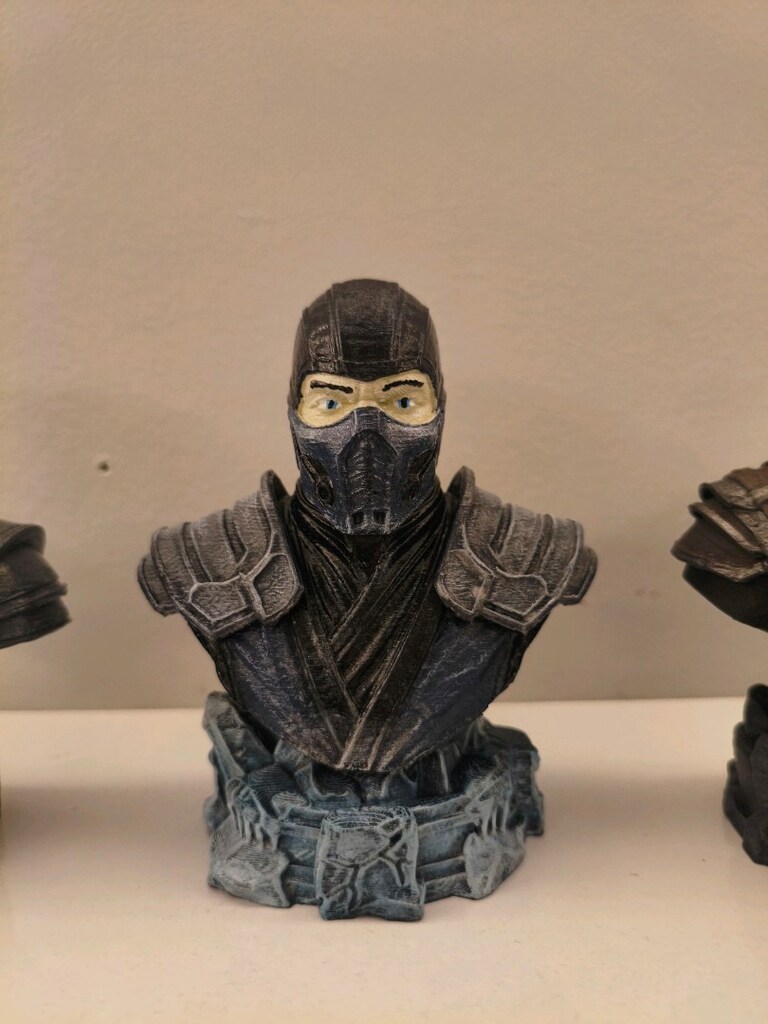 3D printer büst mortal kombat - 8