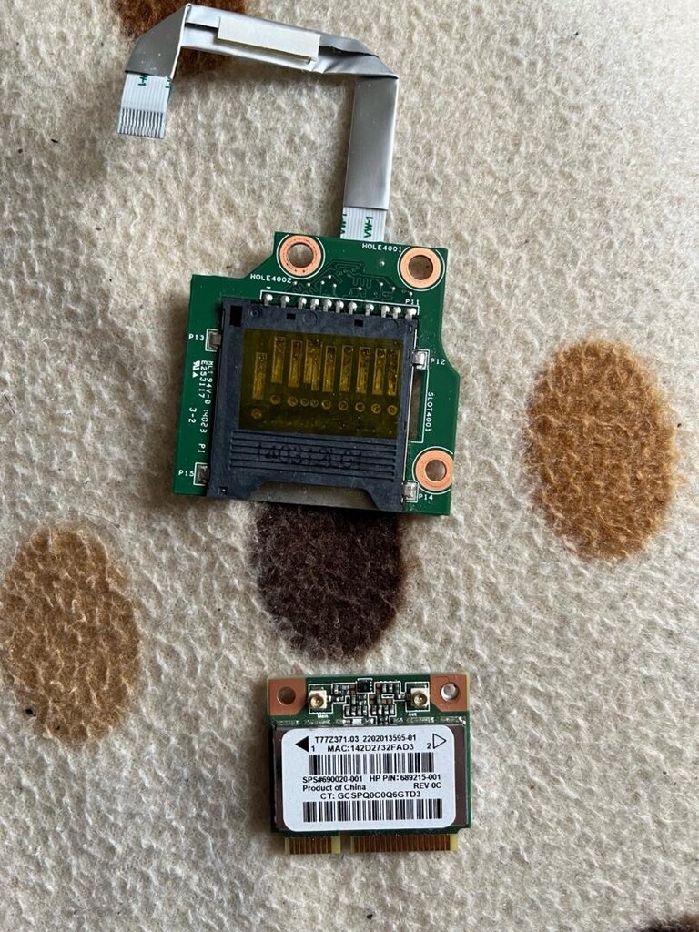 HP leptop wifi ve kart okuyucu hepsi 100 tl - 2