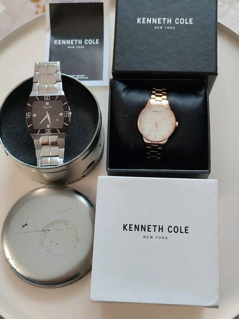toptan fiyatıdır.KENNETH COLE EŞ SETİ erkek&kadın saat - 5