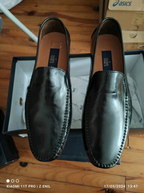 TAMER TANCA ERKEK DERİ LOAFER driving shoes AYAKKABI SIFIR 44